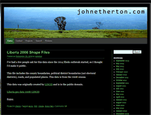 Tablet Screenshot of johnetherton.com